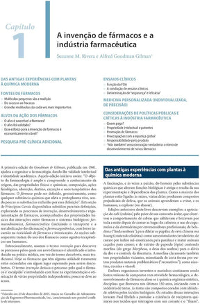 As bases Farmacológicas da Terapêutica de Goodman e Gilman 13° Ed [E-book]