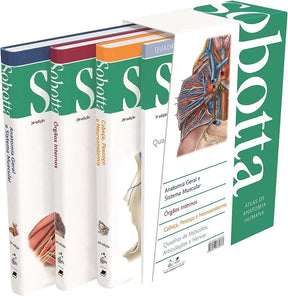 Sobotta Atlas de Anatomia 3 Volumes [E-book em inglês]