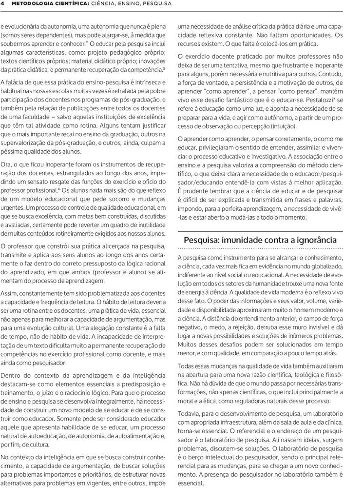 Metodologia Científica: Ciência, Ensino e Pesquisa Estrela 3° Ed[ E-book]