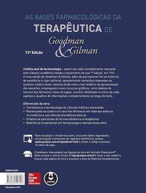 As bases Farmacológicas da Terapêutica de Goodman e Gilman 13° Ed [E-book]